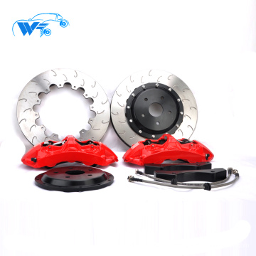 Hot sell Brake System Big 6 pistons aluminum red car disc brake caliper For All Car models